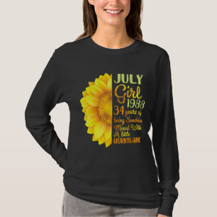 July Girl 1988 34 Years Of Being Sunshine Mixed A  T-Shirt