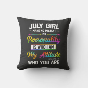 July girl makes no mistake cushion