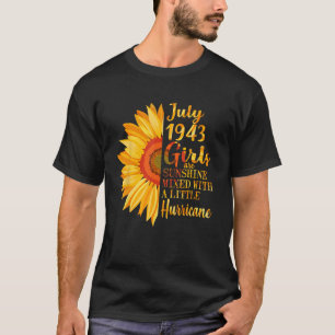 July Girls 1943  80th Birthday  80 Years Old T-Shirt