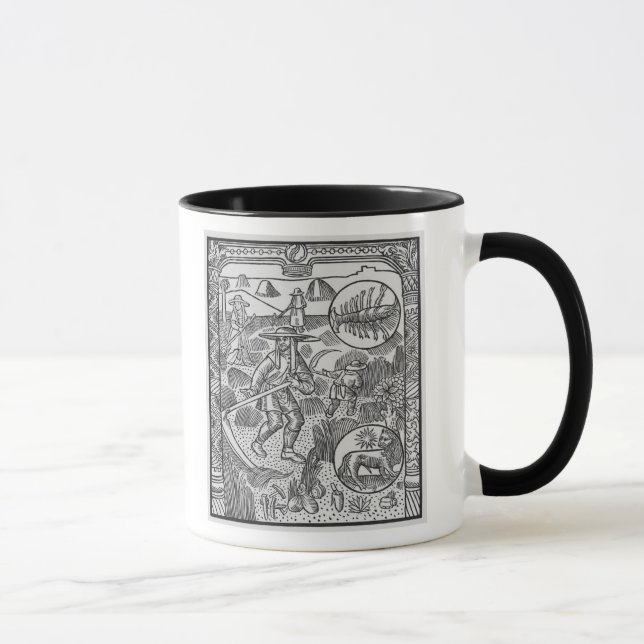 July, haymaking, Cancer Mug (Right)