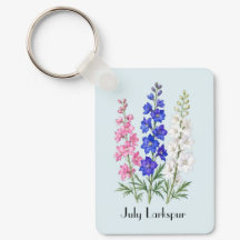 July Larkspur Flowers 