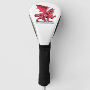 July’s Birthstone Dragon: Ruby Golf Head Cover