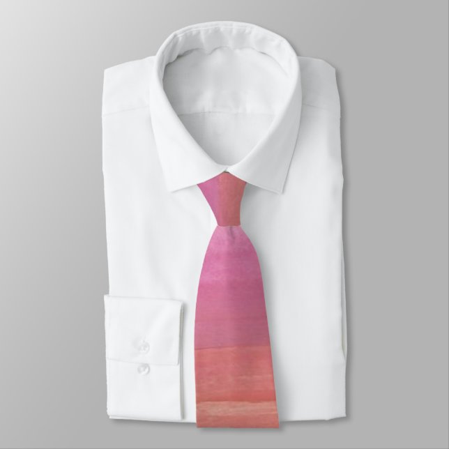July Sunrise Acrylic Art Print Tie (Tied)