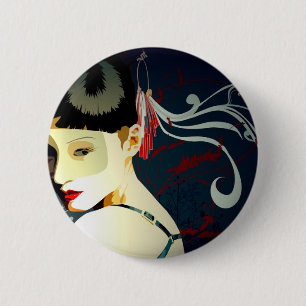 Julzips - Mascarada 6 Cm Round Badge