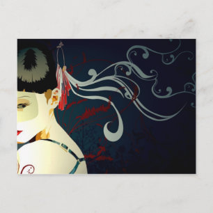 Julzips - Mascarada Postcard