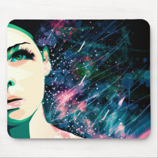 Julzips - Retrato copy Mouse Pad