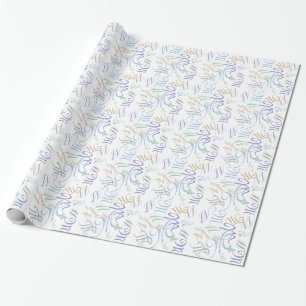 Jumbled CHANGE MONOGRAM Cool Spring Colours 2014 Wrapping Paper