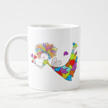 JUMBO Ceramic Fairy Mug