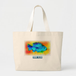 Jumbo Fish Tote Bag "Bama Bliss"