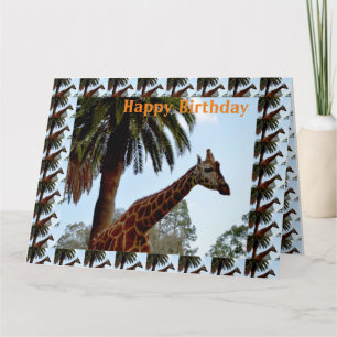 Jumbo Giraffes Birthday Card, Card