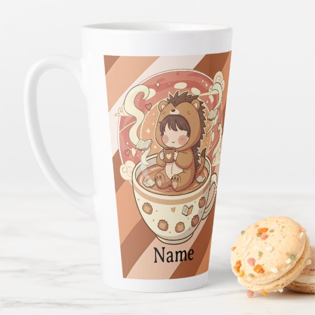  Jumbo Hedgehog Anime Coffee & Latte 17oz Mug (In Situ)