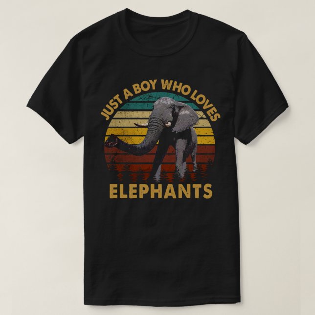 Jumbo Joy Elephant Dreams Trendy Tee for Wildlife  (Design Front)