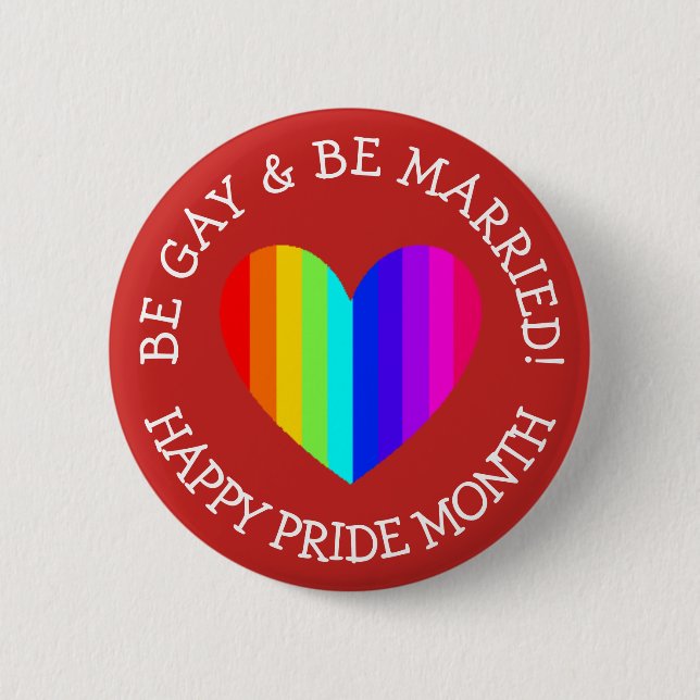 Jumbo June is LGBT Pride Month Button (Front)