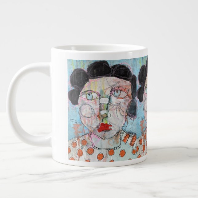 Jumbo Mug - Nose Job (Left)