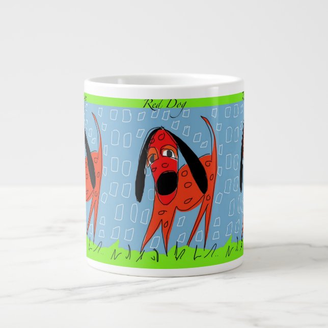 Jumbo Mug - Red Dog (Front)