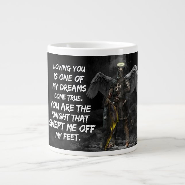 Jumbo Mug With Love Quote For Him (Front)