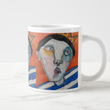 Jumbo Mug - Wrapped in Blue