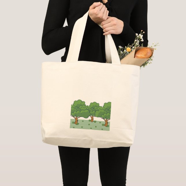 Jumbo Natural Tote Bag New Design (Front (Product))