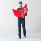 Jumbo Personalised I miss YOU Card Valentines day