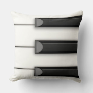 Jumbo Piano Keys Detail Musical Cushion