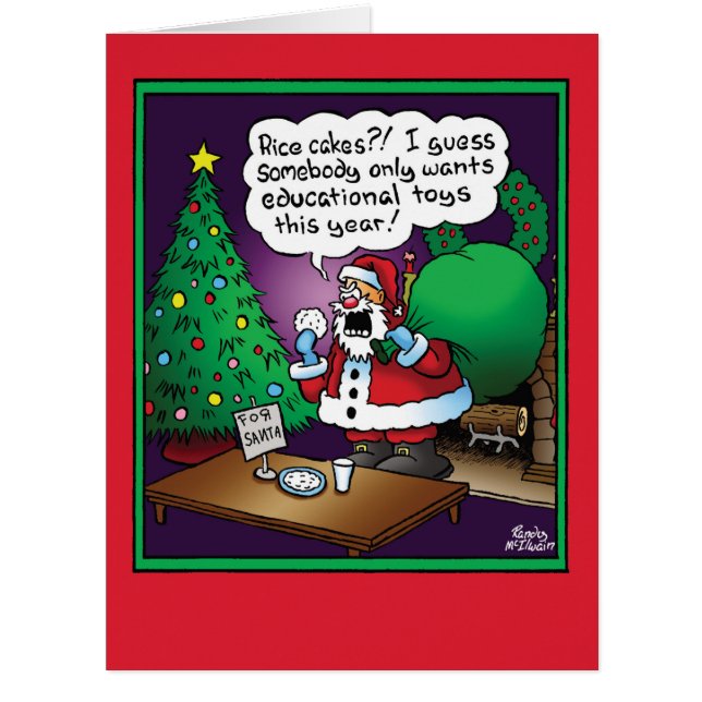 Jumbo Rice Cakes Christmas Card (Front)