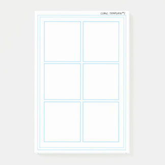 Jumbo Sized Comic Art Template Post-it Notepad