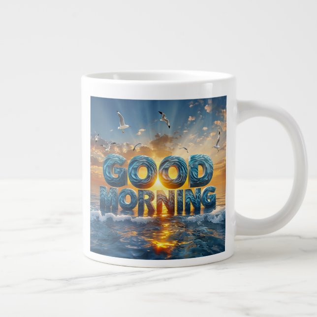 Jumbo Some days, a regular size cup of joe  (Right)