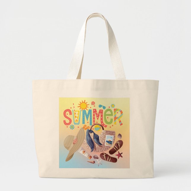 Jumbo Summer Tote Bag (Front)