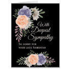 Jumbo Sympathy Floral Peony Rose Group Signing