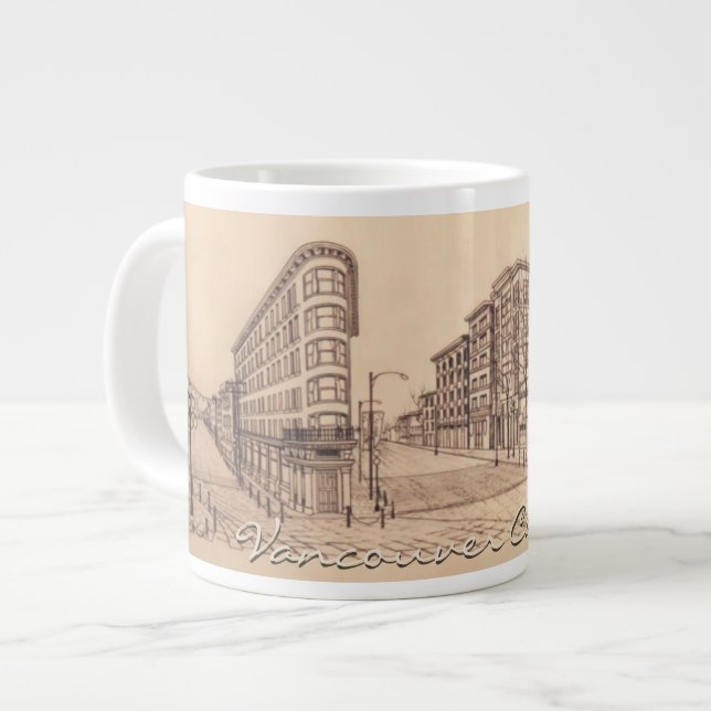 Jumbo Vancouver Art Coffee Cup Mug Personalise Cup (Front Left)
