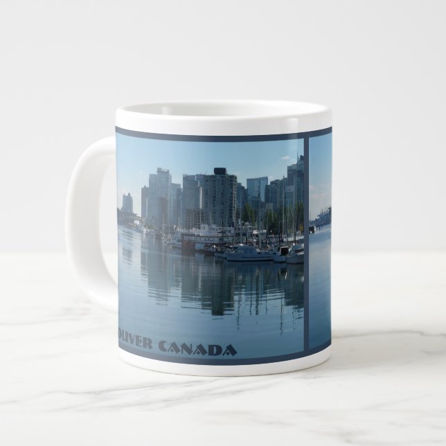 Jumbo Vancouver Coffee Cup Mug Personalised Cup (Front Left)