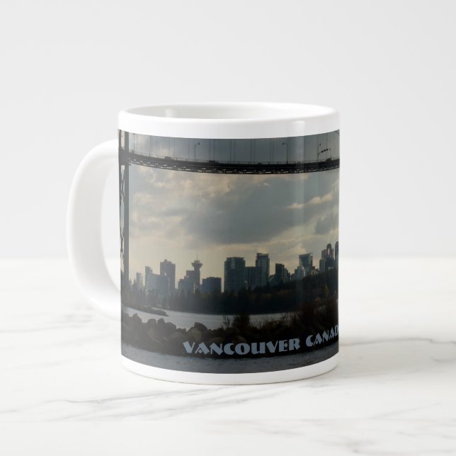 Jumbo Vancouver Coffee Cup Mug Personalised Cup (Front Left)
