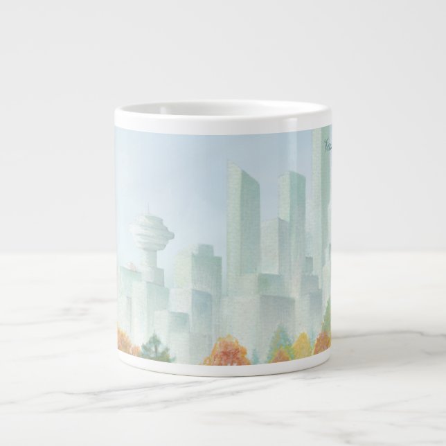 Jumbo Vancouver Coffee Mug Stanley Park Art Cup (Front)