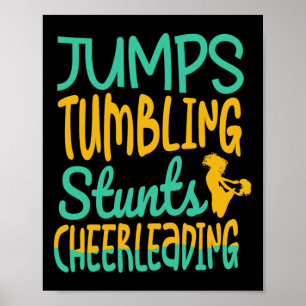 Jumbs Tumbling Stunts Cheerleeading Cheer Cheerlea Poster
