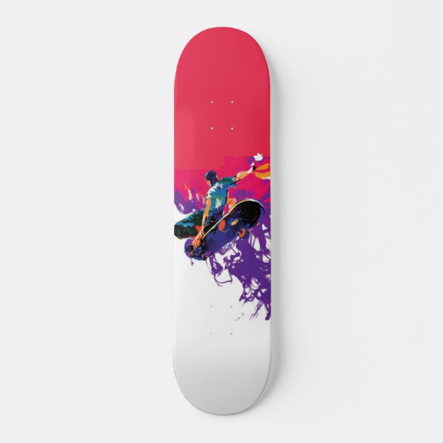Jump 4 Colour Skateboard (Front)