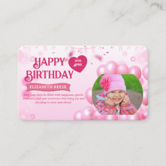 Jump and Play Birthday Invitation Photo Card