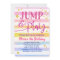 Jump Birthday Invitation Girls Jump & Play Party
