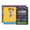 Jump birthday trampoline pink chalkboard photo