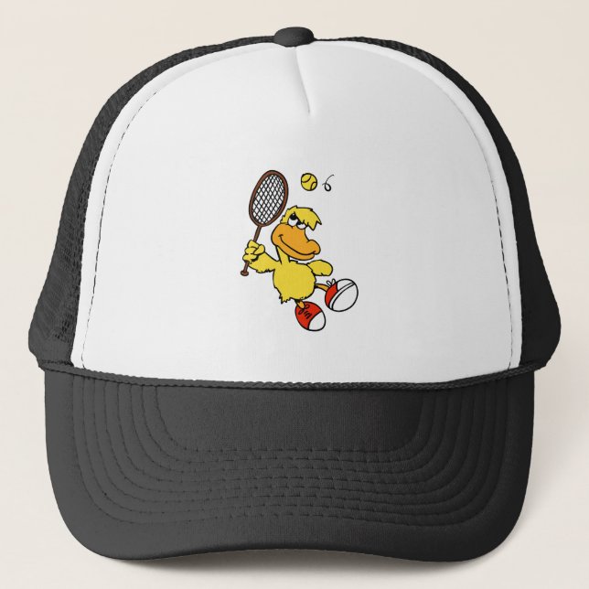 Jump Duck tennis | Choose background colour Trucker Hat (Front)