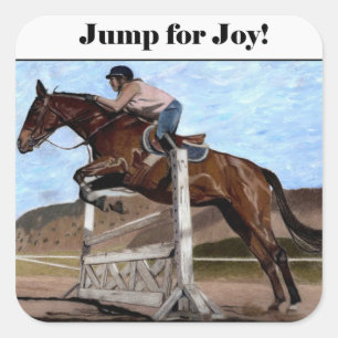 Jump For Joy Fun Horse Stickers