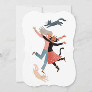 Jump for Joy | Playful Friendship Illustrated Thank You Card