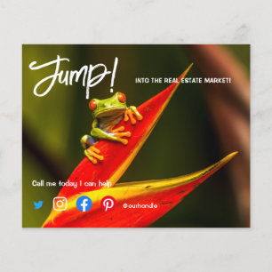 jump into the real estate market sell home frog po flyer