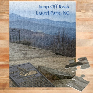 Jump Off Rock Laurel Park NC Jigsaw Puzzle