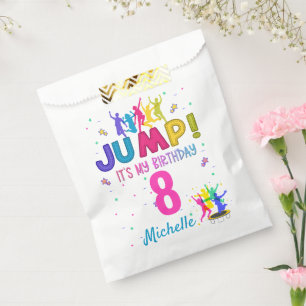 Jump Party It's my birthday Trampoline Bounce  Favour Bags