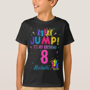 Jump Party It's my birthday Trampoline Bounce  T-Shirt
