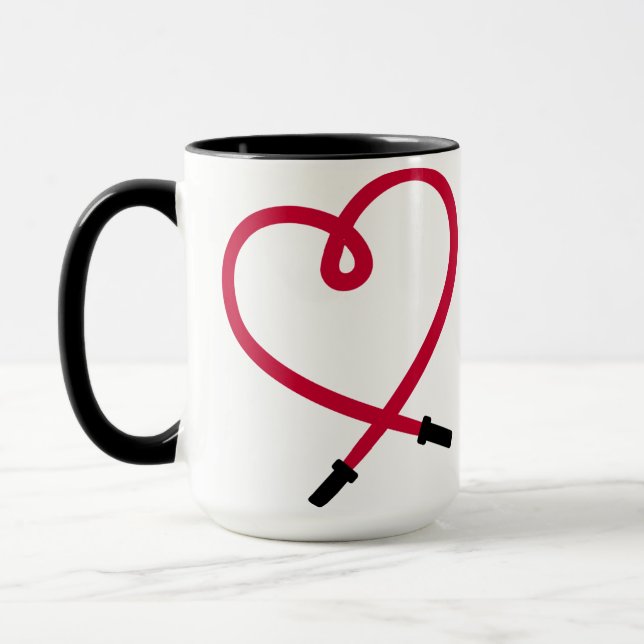 Jump rope mug (Left)