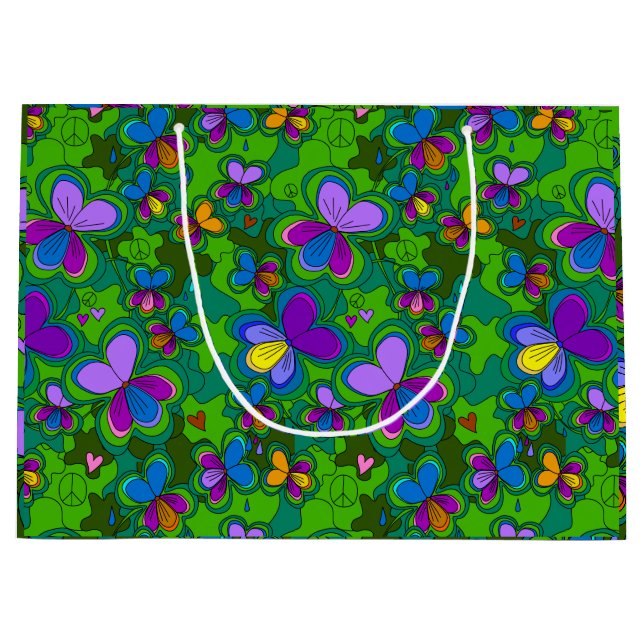 Jump Up Love Large Gift Bag (Front)