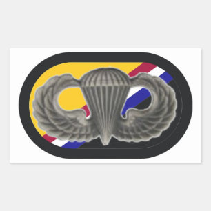 JUMP WINGS/OVAL U.S. SPECIAL OPS COMMAND STICKERS