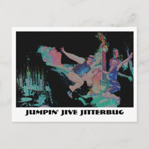 Jumpin' Jive Jitterbug Postcard