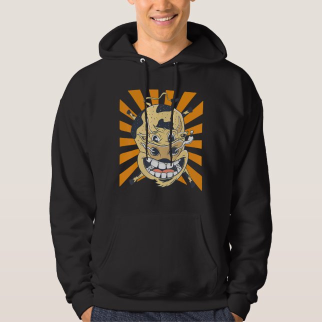 Jumping Cow Hoodie (Front)